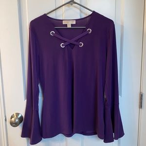 Michael Kors long sleeve blouse purple Size Medium